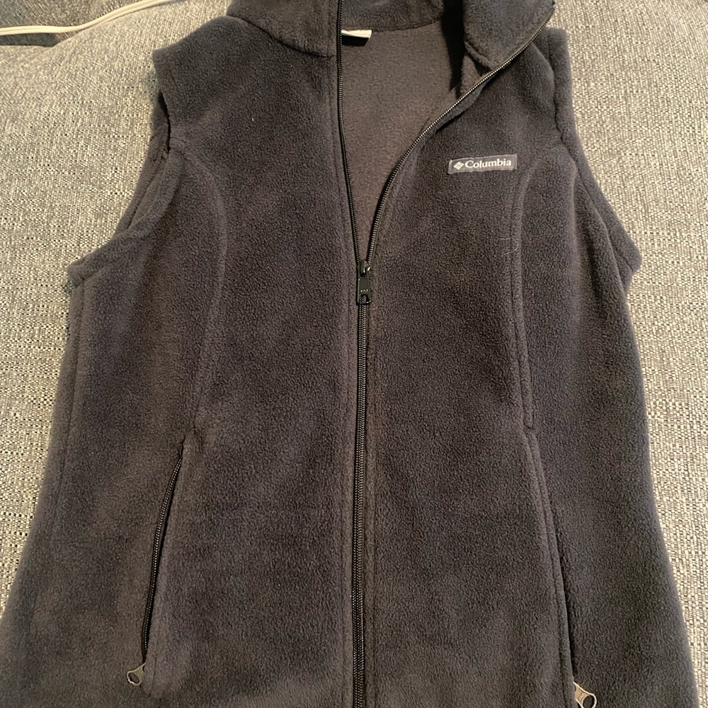 Columbia Charcoal Fleece Vest